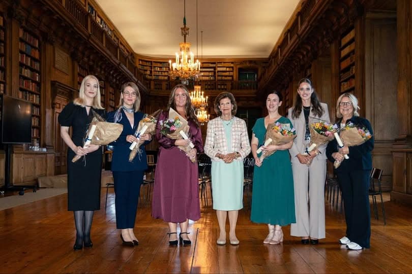 Aleksandra Kobza laureatką nagrody Królowej Sylwii, którą odebrała w Sztokholmie z rąk Monarchinii.